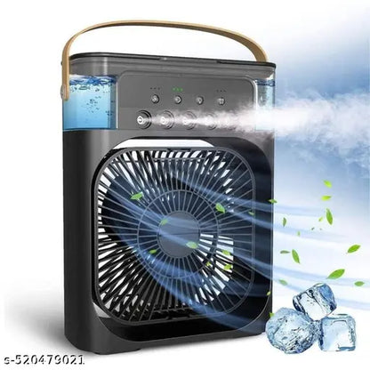 Cheerified 4-in-1 USB-C Powered Personal Portable Mist Air Fan Cum Humidifier With Water Spray
