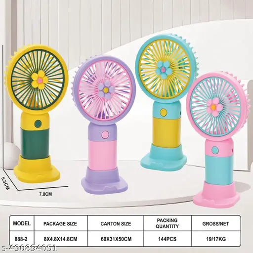 Cooling Mini Fan With Standing Holder Handy Base For Home
